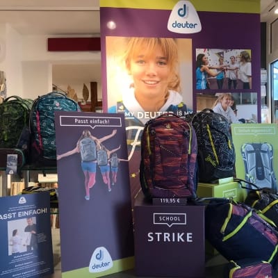 deuter-Schulrucksäcke 🎒 Ypsilon und Strike neu bei uns